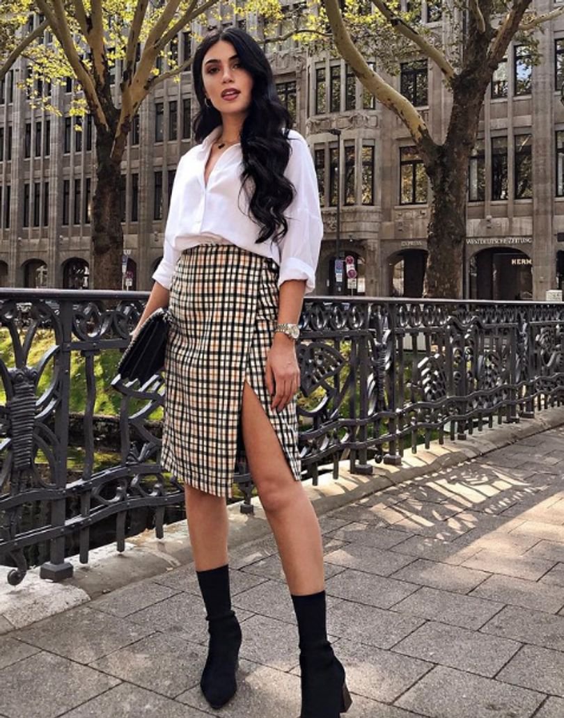 stylish-checked-skirts-2023